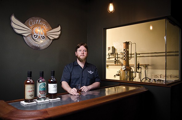 Ian Cutler, founder of Cutler’s Artisan Spirits in Santa Barbara. (Alex Drysdale /Business Times photo)