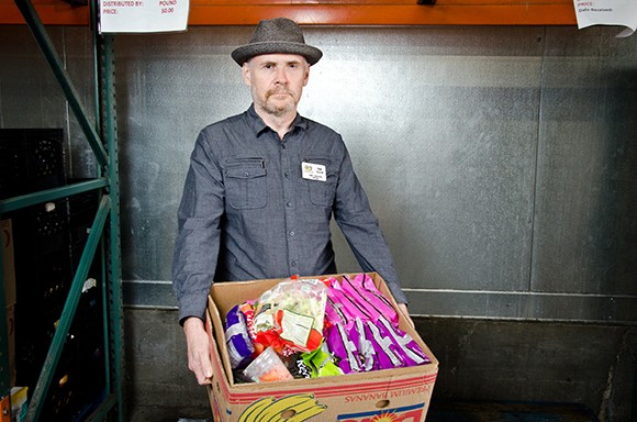 Erik Talkin, CEO of the Foodbank of Santa Barbara County. Its cooler shelves are down to 75 percent of usual capacity of fresh produce as farmers donate less during the drought. (Alex Drysdale / Business Times photo)