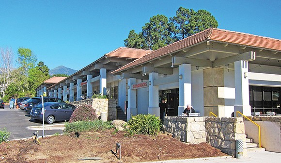 The 13,800-square-foot retail center at 1046 Coast Village Road in Montecito has been purchased by a local couple for $14.5 million. (Photo courtesy of Radius Commercial Real Estate & Investments)