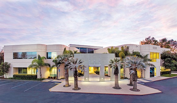 The office building at 6550 Hollister Ave. in Goleta has been sold to a South Coast investor. (photo courtesy of Hayes Commercial Group)