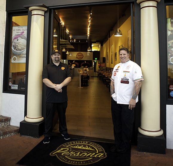 Persona Neapolitan Pizzeria partners Joseph Baumel, left, and Glenn Cybulski. (courtesy photo)