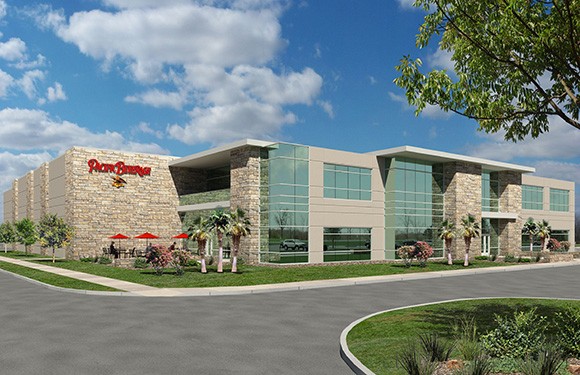 An exterior rendering of the proposed Pacific Beverage facility, a division of Jordano's food and beverage distribution. (Courtesy photo)