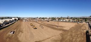 Work underway at the Hancock Terrace apartments. (Courtesy photo)