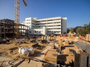 Santa Barbara Cottage Hospital is expanding to more than 700,000 square feet and making seismic improvements. (Nik Blaskovich)