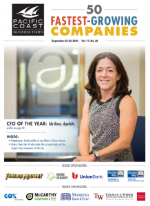 Ida Kane, chief financial officer of AppFolio, is our inaugural CFO of the Year. (Nik Blaskovich photo) 